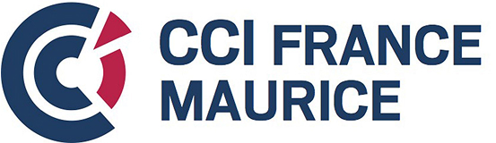 Logo CCI France Maurice en couleur