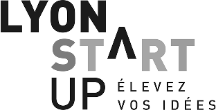 logo lyon Start Up gris fond transparent