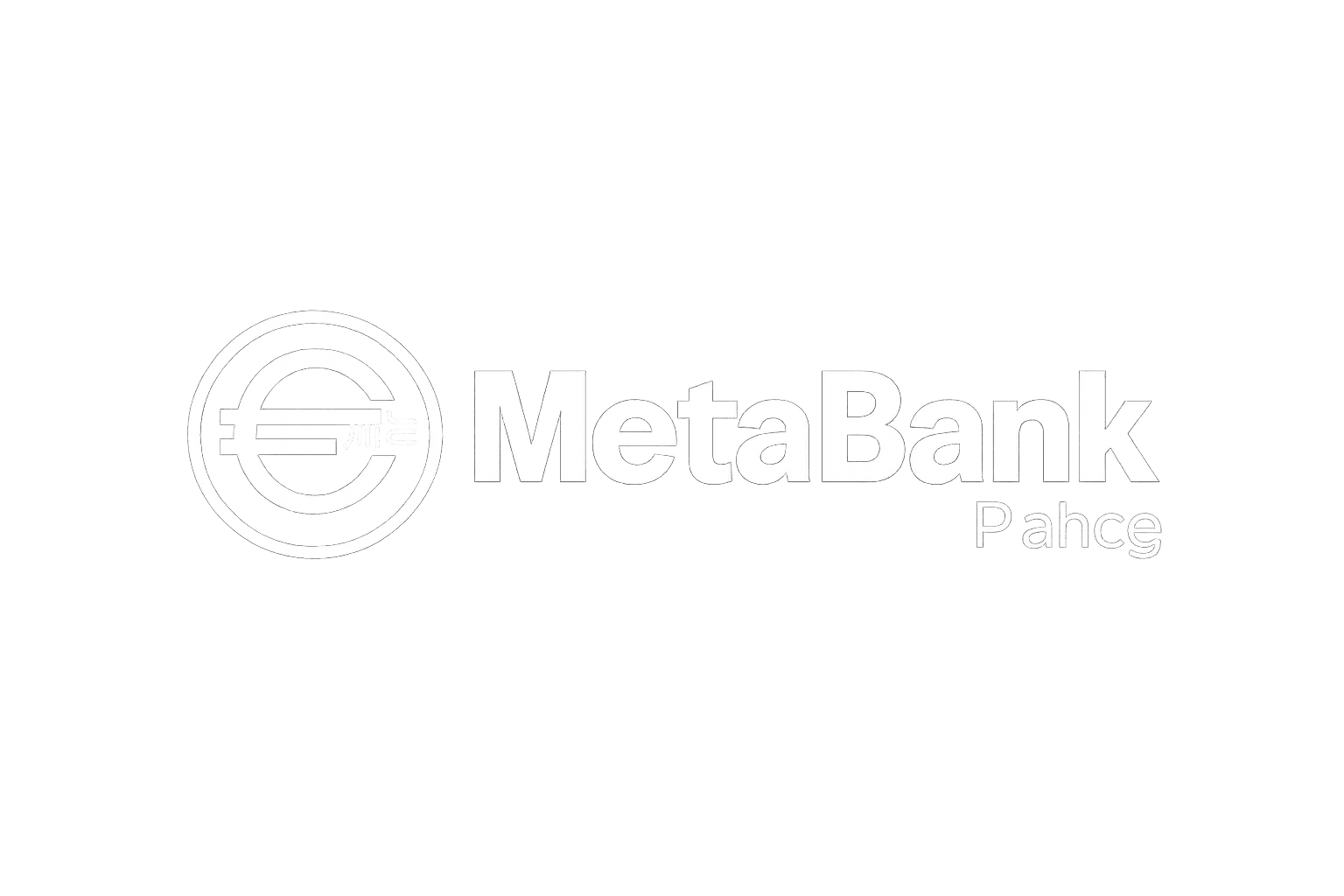 logo metabank en blanc fond transparent